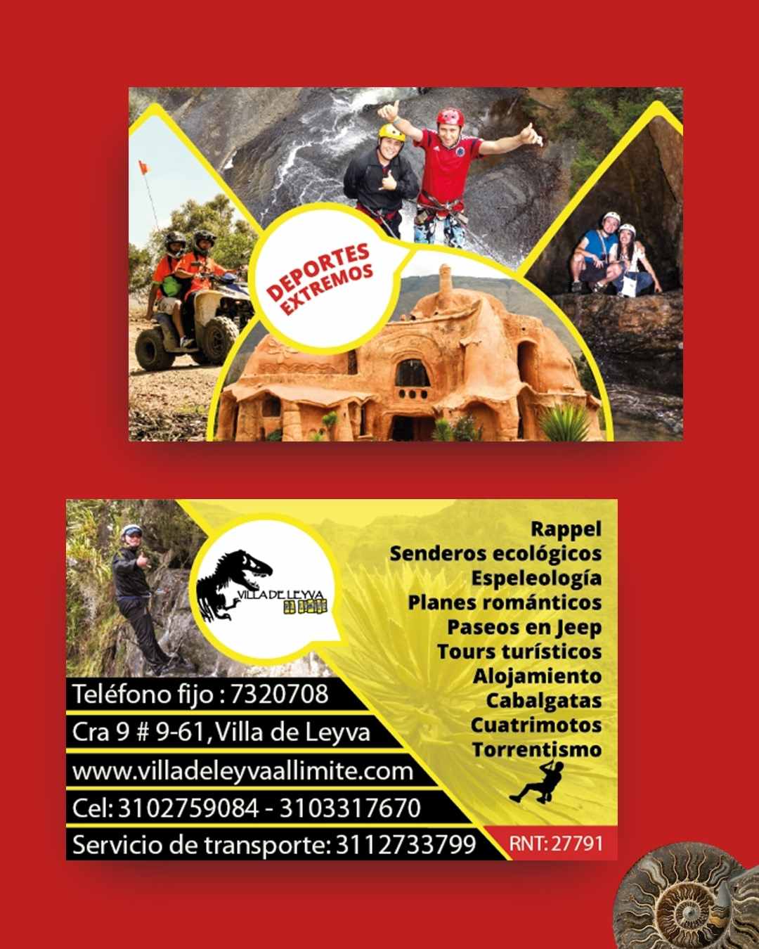 tarjeta personal agencia de turismo neurekas